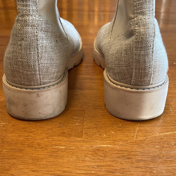 Dolce Vita Womens Size 9 Pepper Chelsea Boot Natural Linen - Picture 8 of 10